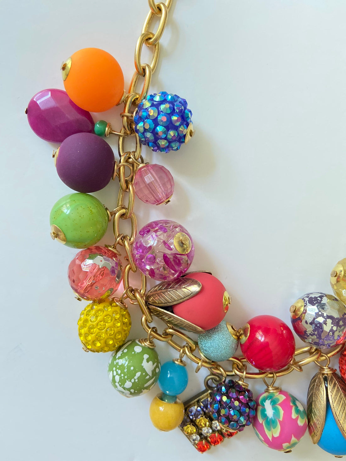 Lenora Dame Rainbow Charm Necklace