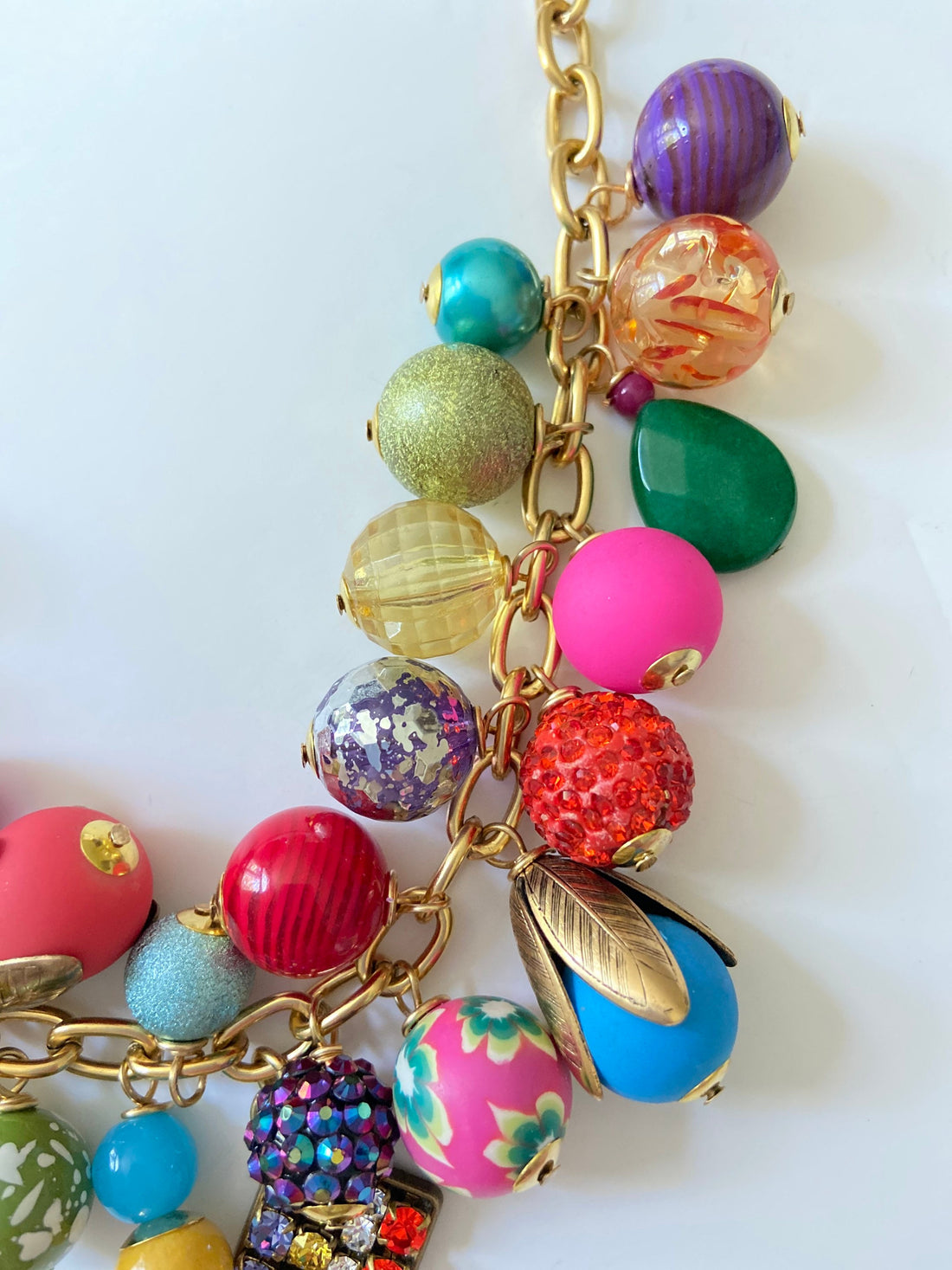 Lenora Dame Rainbow Charm Necklace