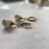 Lenora Dame Shackled Skull Earrings - Halloween Earrings