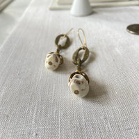 Lenora Dame Shackled Skull Earrings - Halloween Earrings