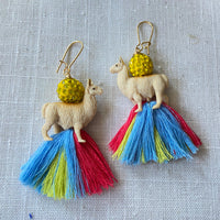 Lenora Dame Llama Llama Earrings