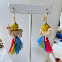 Lenora Dame Llama Llama Earrings