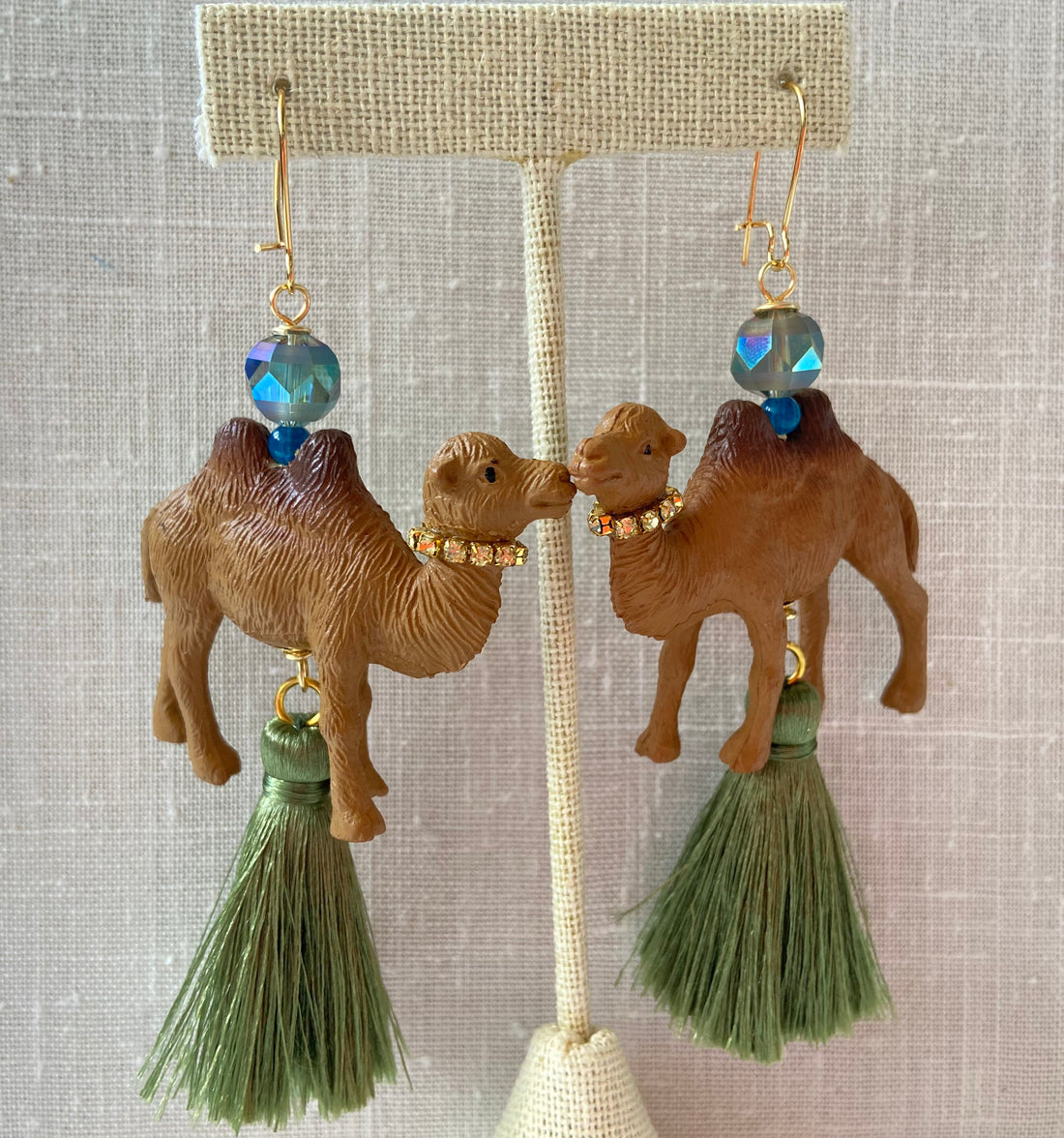 Lenora Dame Hump Day Camel Earrings