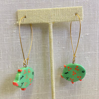 Lenora Dame Sunset Pig Earrings