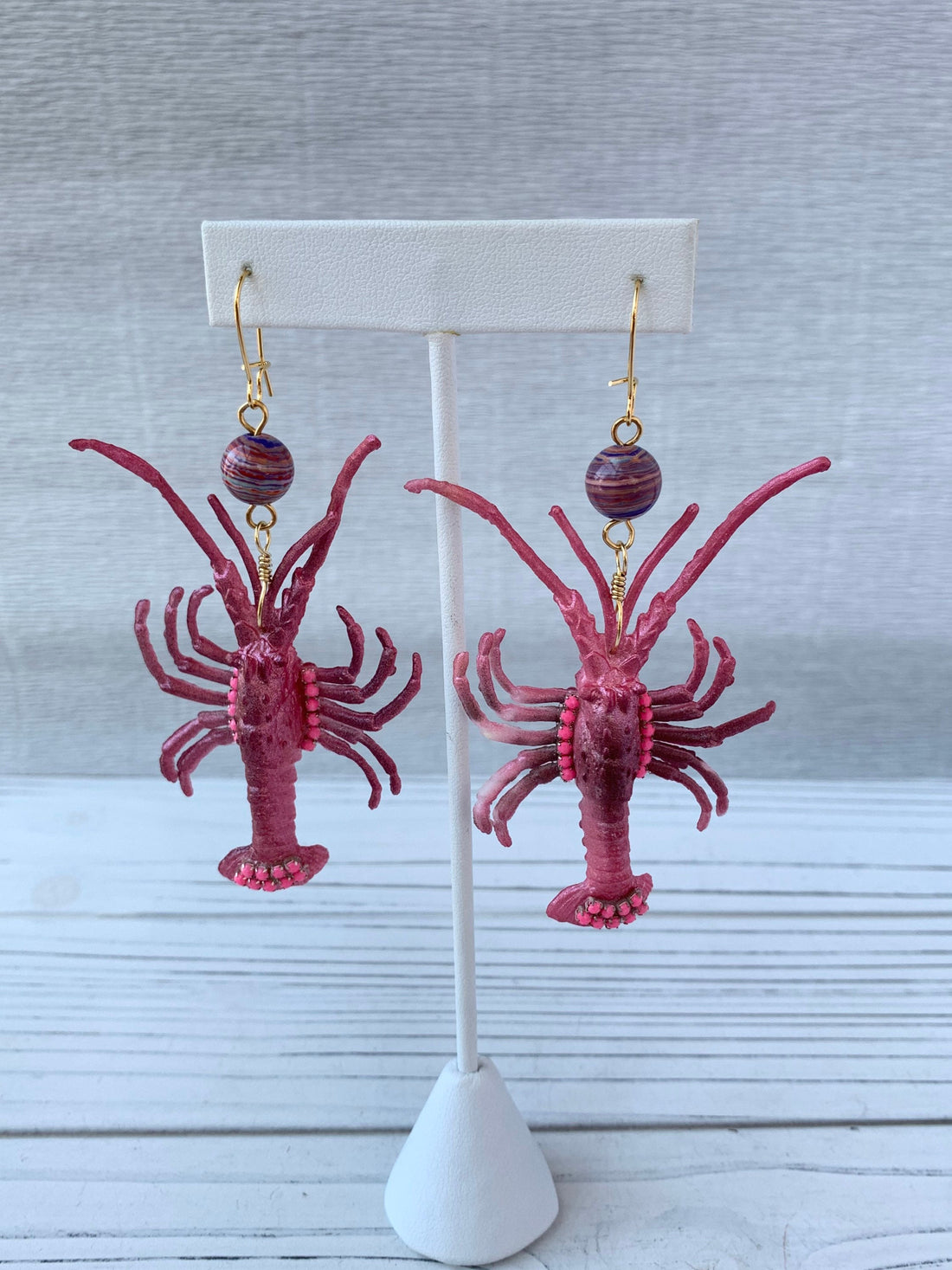 Lenora Dame Lady Crawfish Earrings