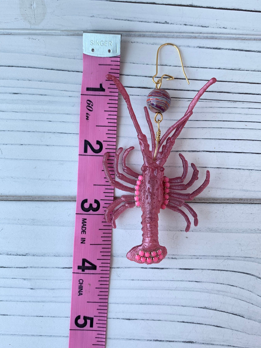 Lenora Dame Lady Crawfish Earrings