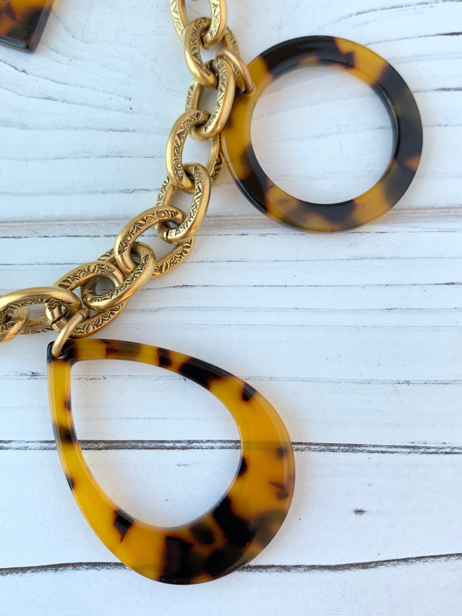 Lenora Dame Timeless Tortoise Shell Necklace