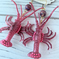 Lenora Dame Lady Crawfish Earrings