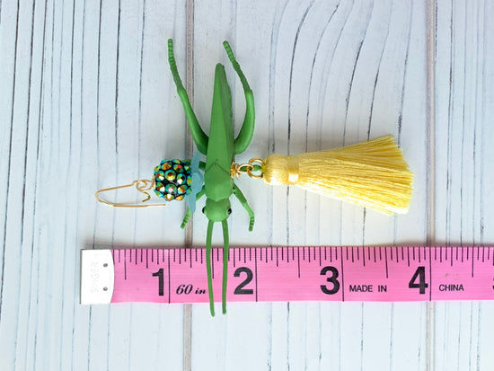 Lenora Dame Jiminy Cricket Tassel Earrings