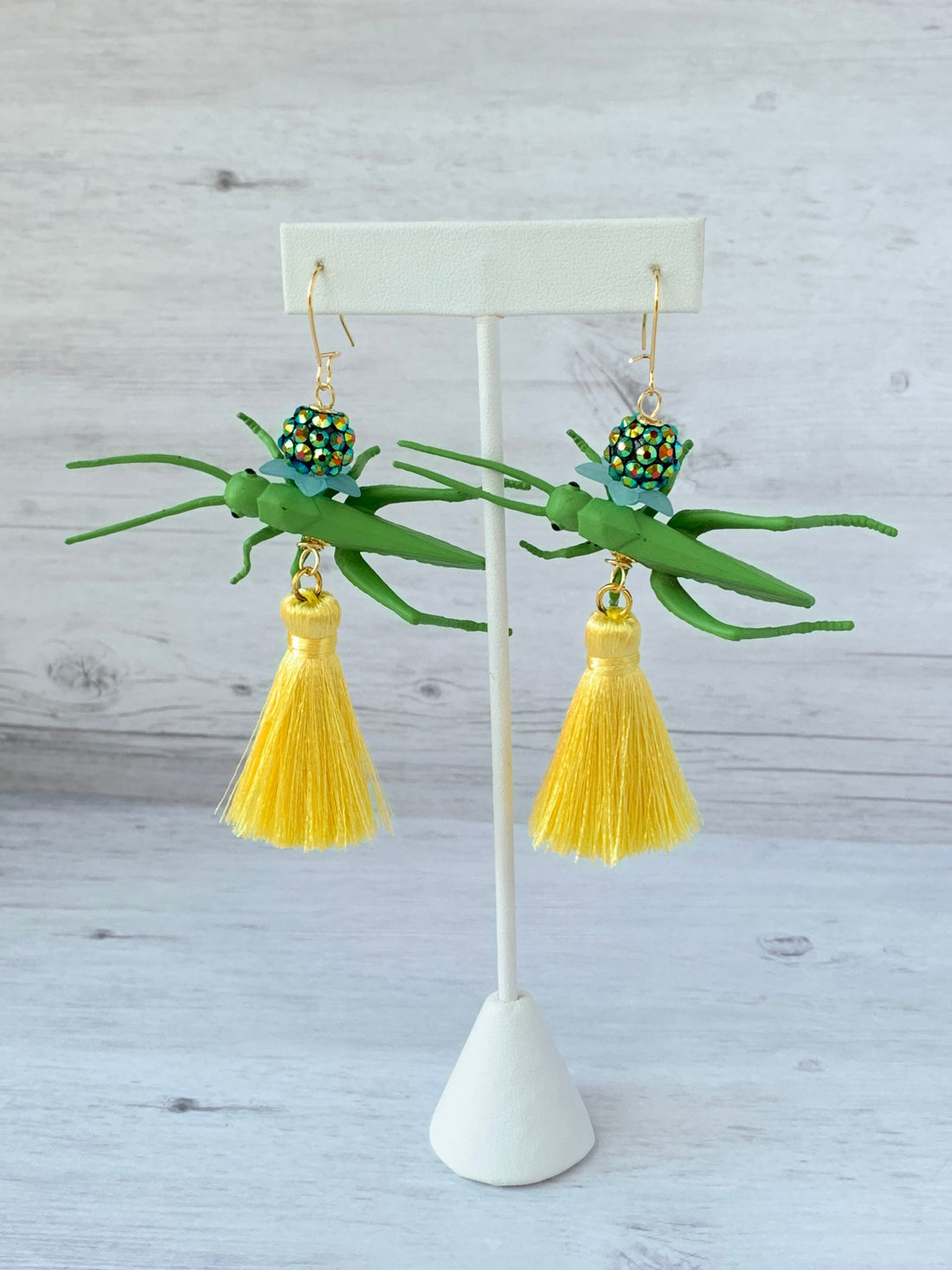 Lenora Dame Jiminy Cricket Tassel Earrings