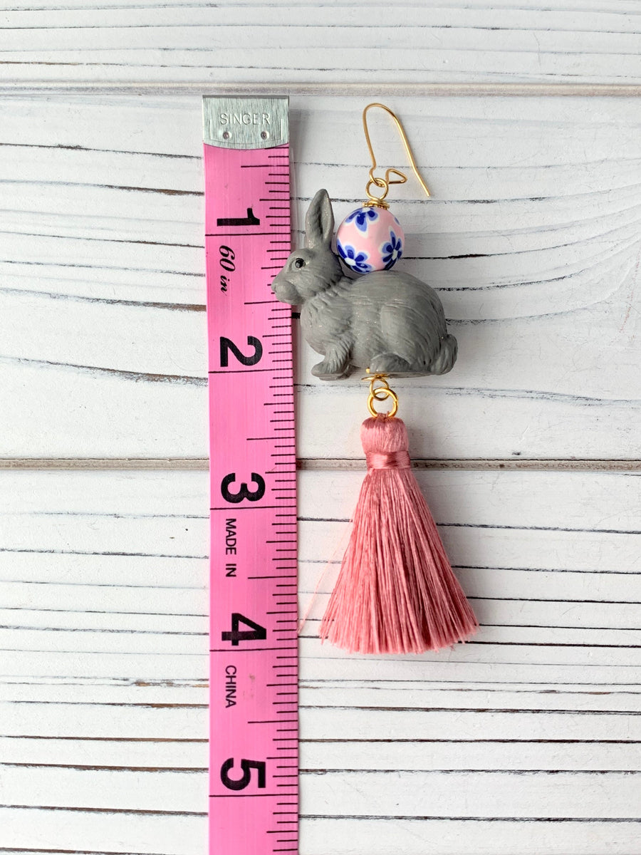 Lenora Dame Some-Bunny to Love Tassel Earrings