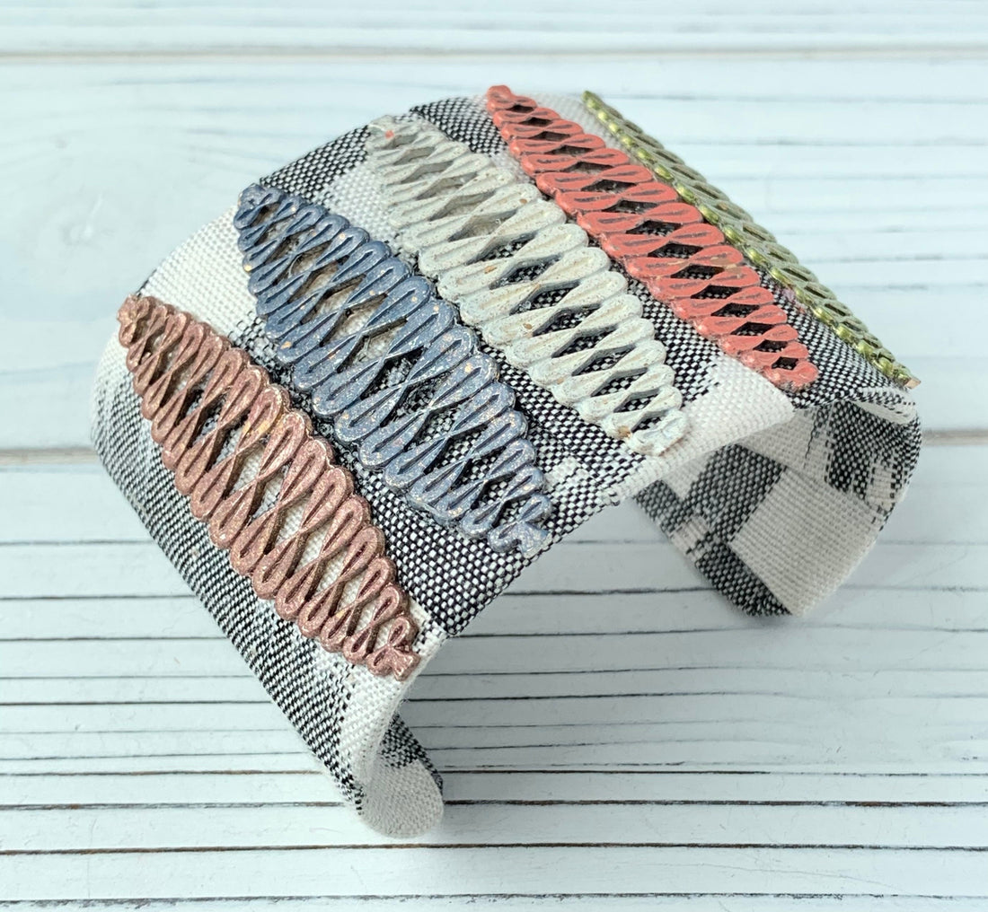 Lenora Dame Mid Century Mod Cuff Bracelet