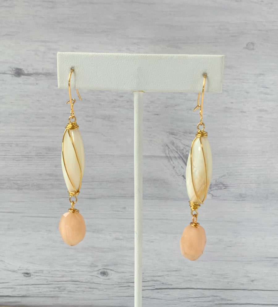 Lenora Dame Going Away Earrings in Pink Lady