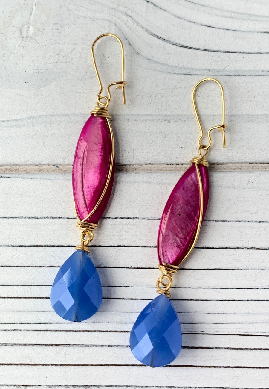 Lenora Dame Going Away Earrings in Sunset