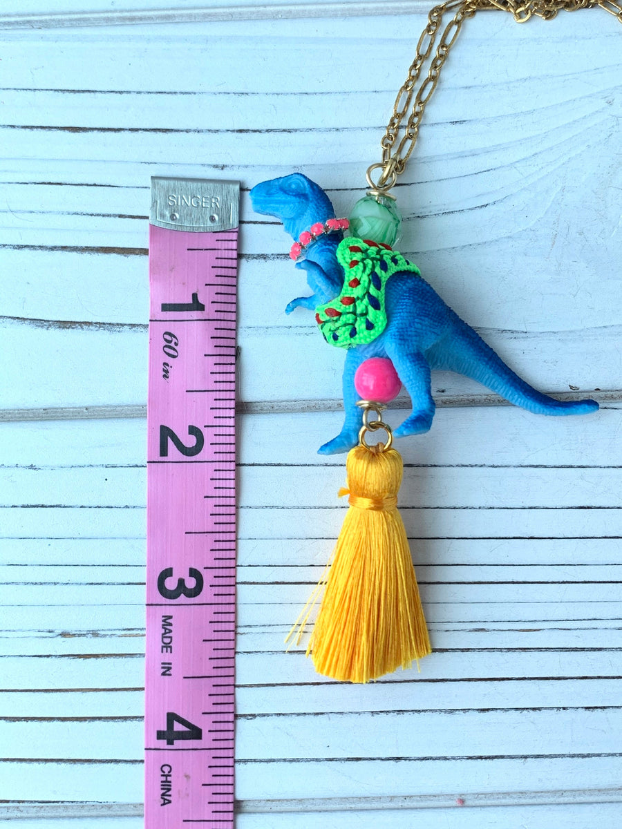 Lenora Dame Tino the T-Rex Pendant Necklace