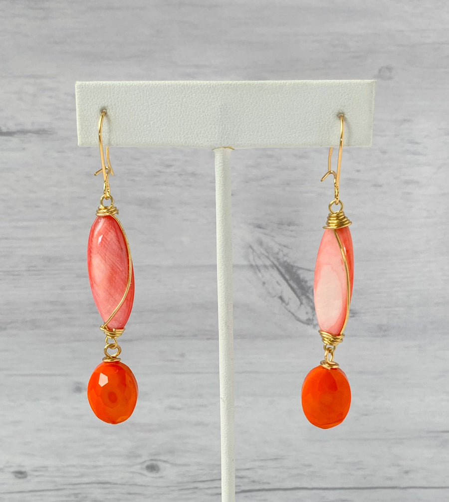 Lenora Dame Going Away Earrings in Sunrise