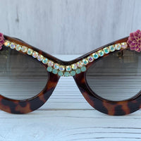 Lenora Dame Lucinda Embellished Sunglasses