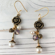 Lenora Dame Baroque Earrings - Halloween Earrings