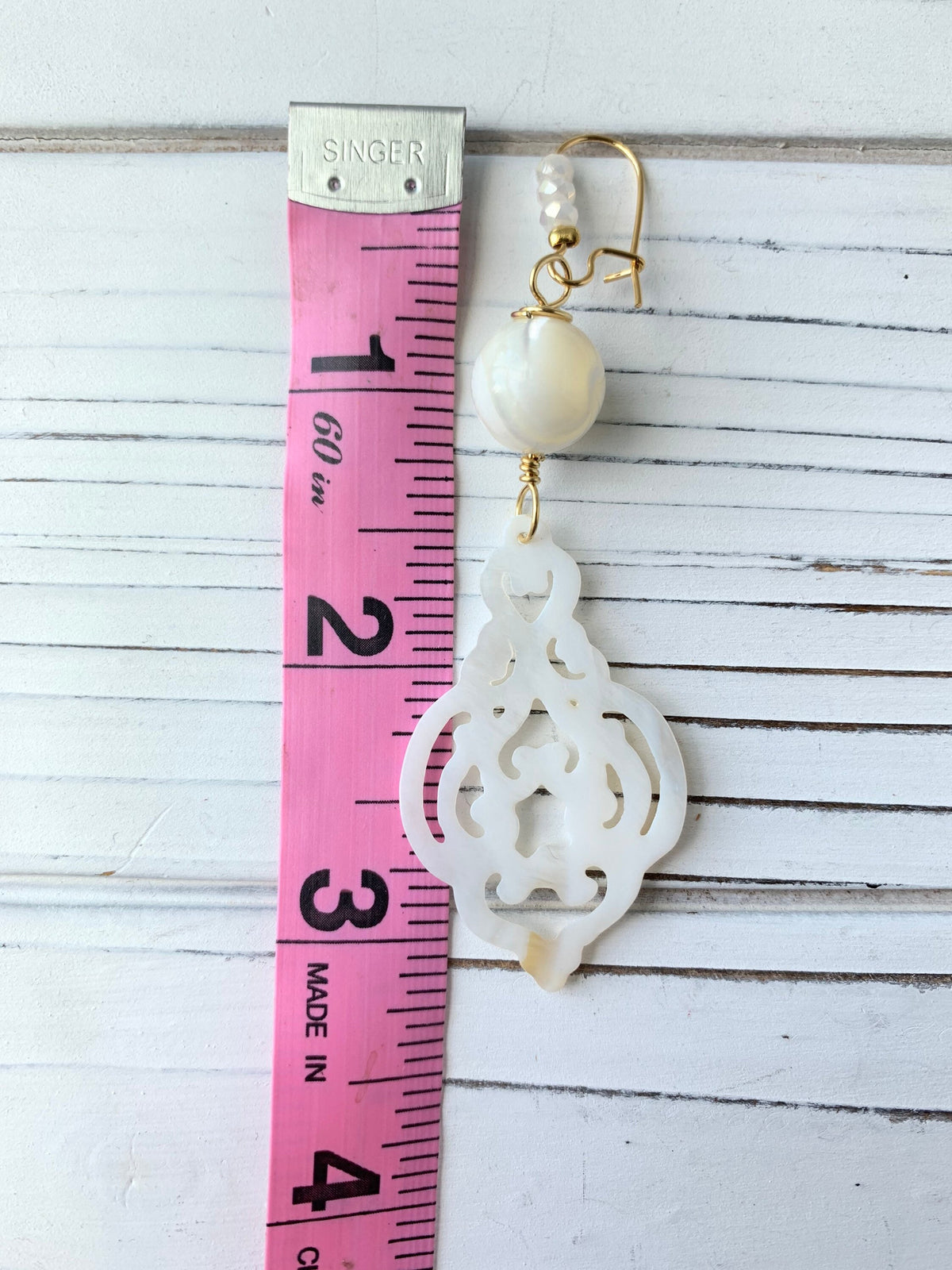 Lenora Dame Henna Offset Earrings