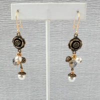 Lenora Dame Baroque Earrings - Halloween Earrings