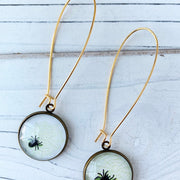 Lenora Dame Arachnida Halloween Spider Earrings