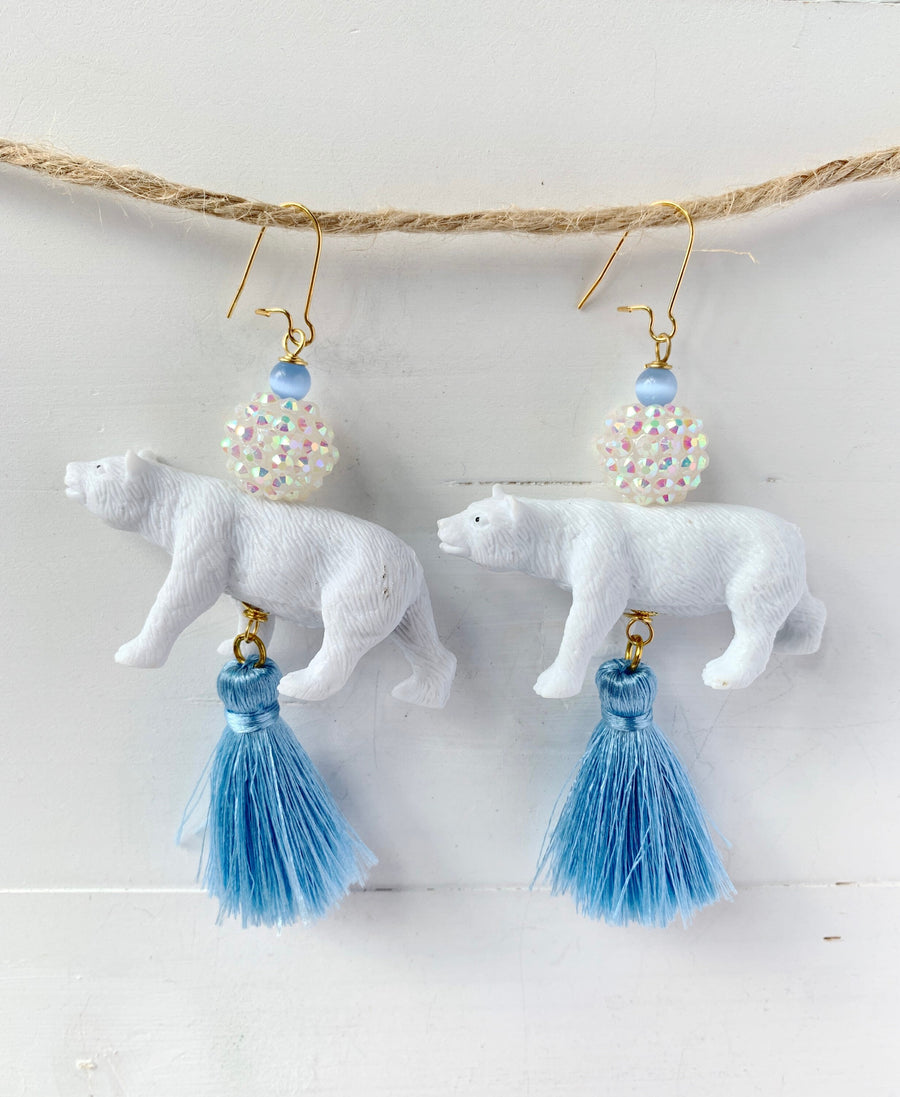 Lenora Dame Save The Polar Bears Earrings