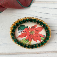 Lenora Dame Poinsettia Brooch