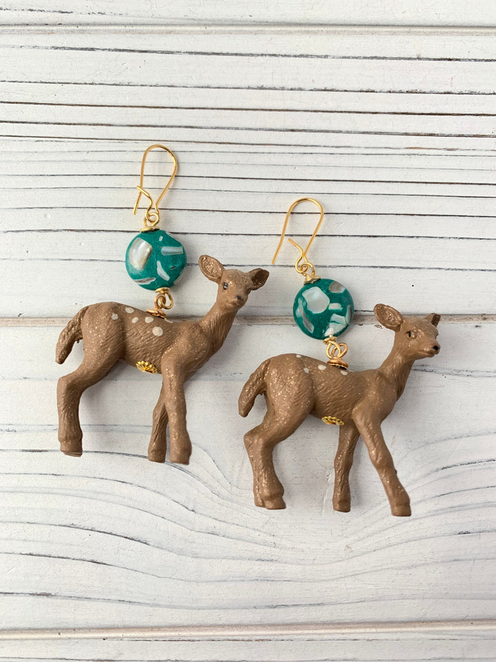 Lenora Dame Fern the Fawn Earrings