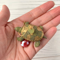 Lenora Dame Glam Turtle Earrings