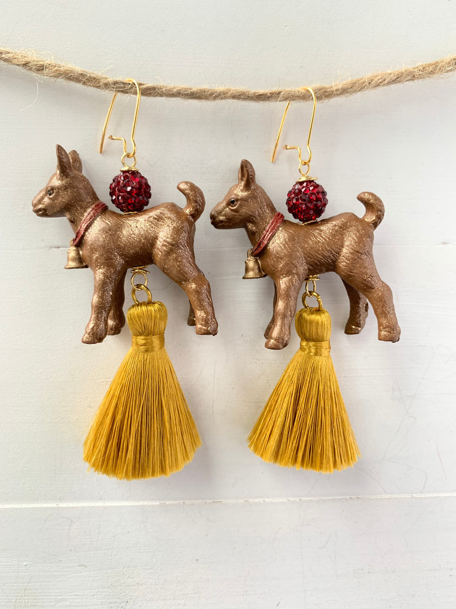 Lenora Dame Franklin the Foal Tassel Earrings