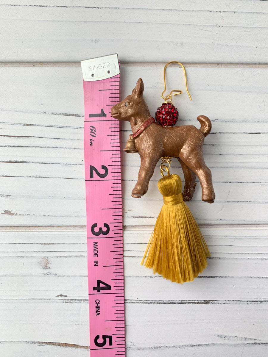 Lenora Dame Franklin the Foal Tassel Earrings