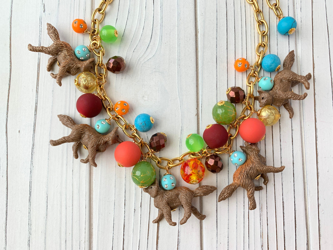 Lenora Dame Foxy Bauble Charm Necklace