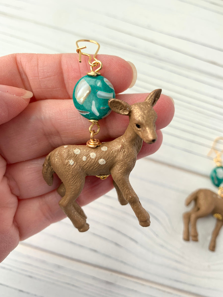 Lenora Dame Fern the Fawn Earrings