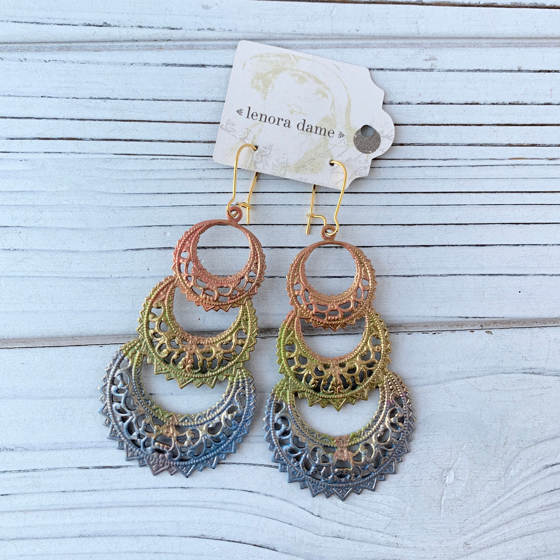 Lenora Dame Sunset Statement Earrings