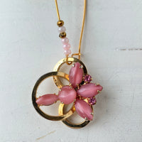 Lenora Dame Upcycled Earrings with Vintage Givre Glass - One-of-a-Kind