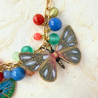 Lenora Dame Gilded Butterfly Statement Necklace