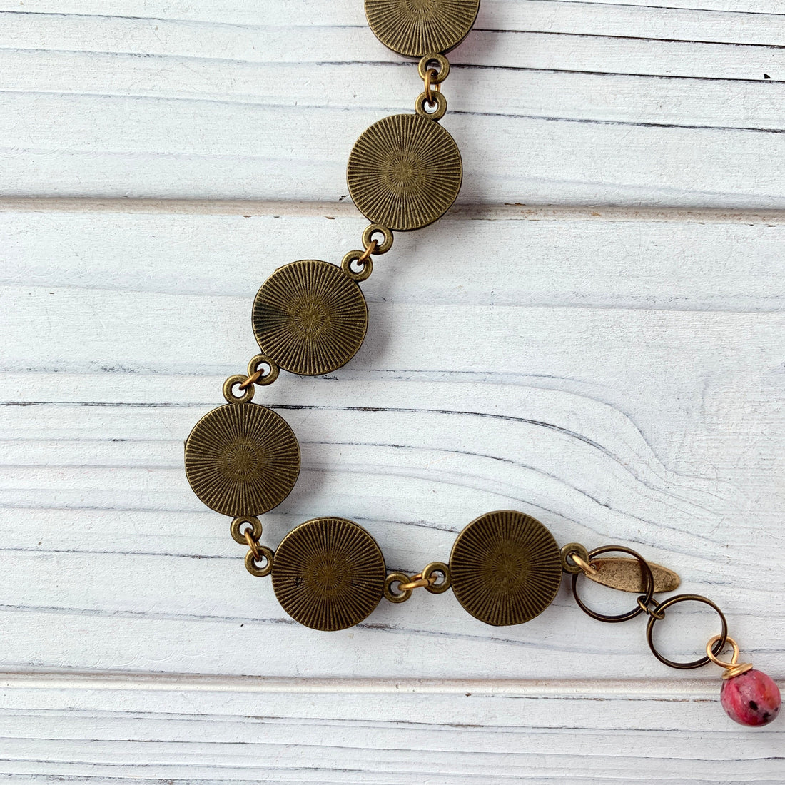 Lenora Dame Cute As A Button Link Bracelet