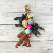 Lenora Dame Monkey Business Purse Charm - Keychain Charm