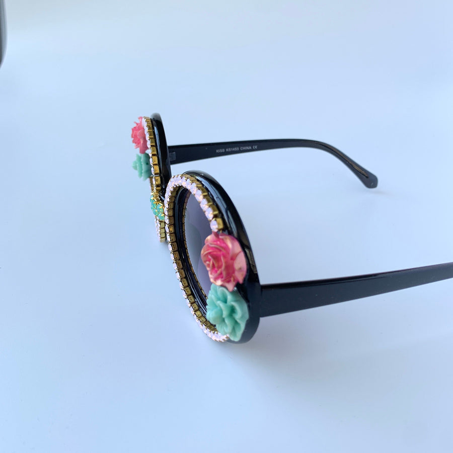 Lenora Dame Palm Springs Embellished Sunglasses