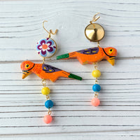 Lenora Dame Polly Parrot Earrings