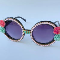 Lenora Dame Palm Springs Embellished Sunglasses