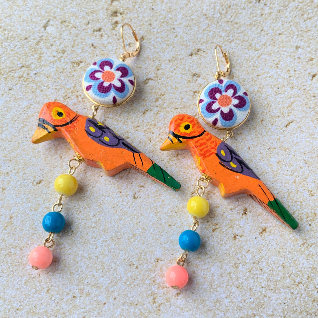 Lenora Dame Polly Parrot Earrings