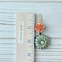 Lenora Dame Blue Dahlia Earrings