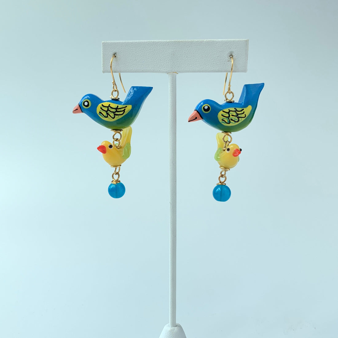 Lenora Dame Tropical Paradise Bird Earrings