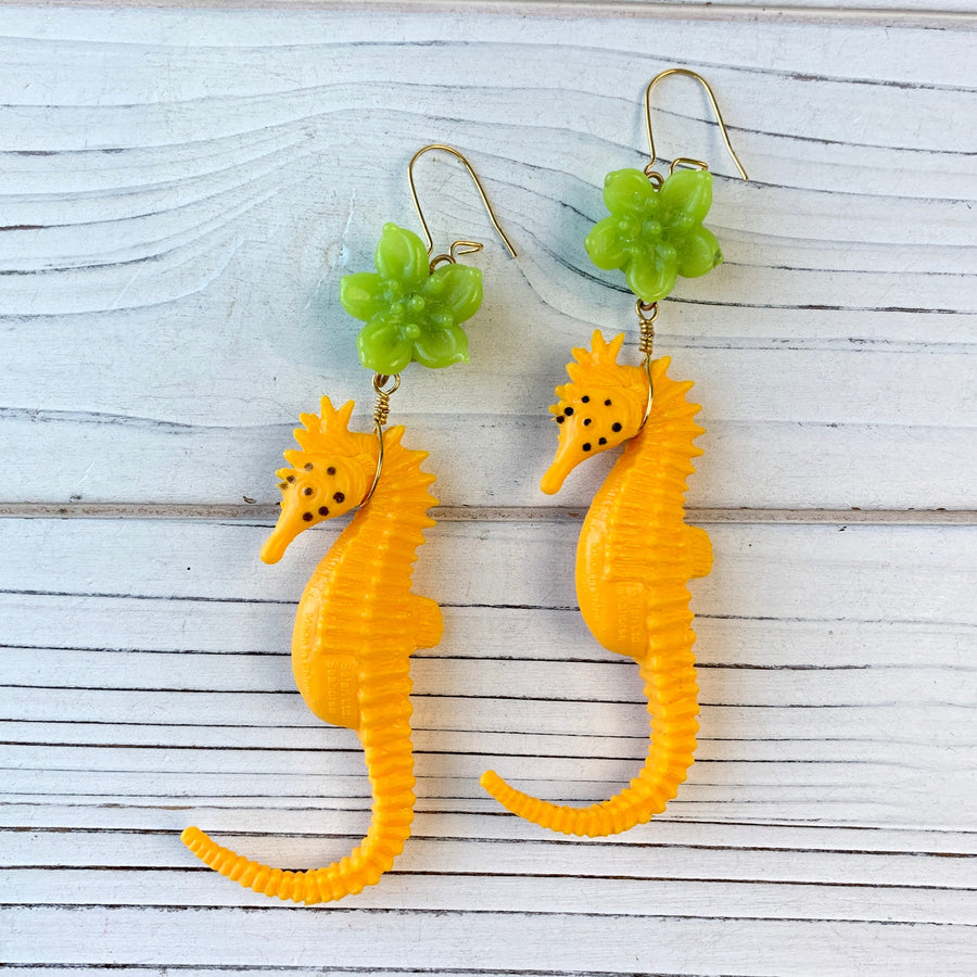 Lenora Dame Mr. Seahorse Drop Earrings