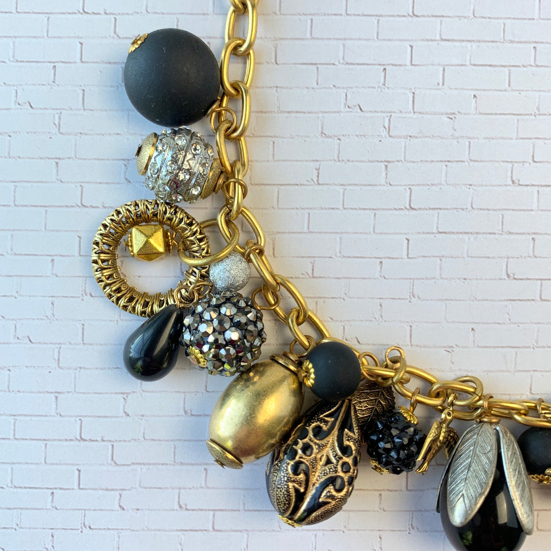 Lenora Dame Noir Bauble Charm Necklace