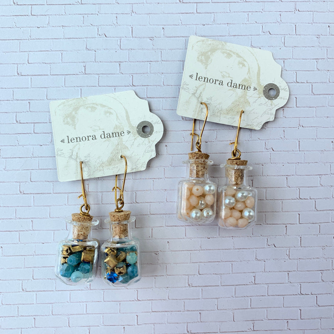 Lenora Dame Bottled Treasure Earrings - 3 Color Choices