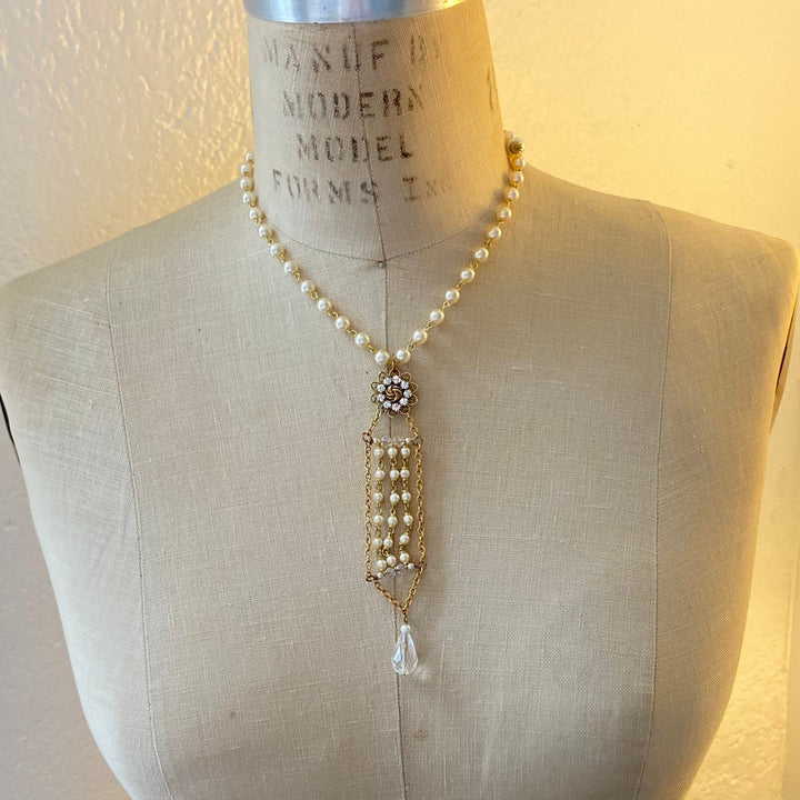 Lenora Dame Jaqueline’s Ladder Pearl Necklace