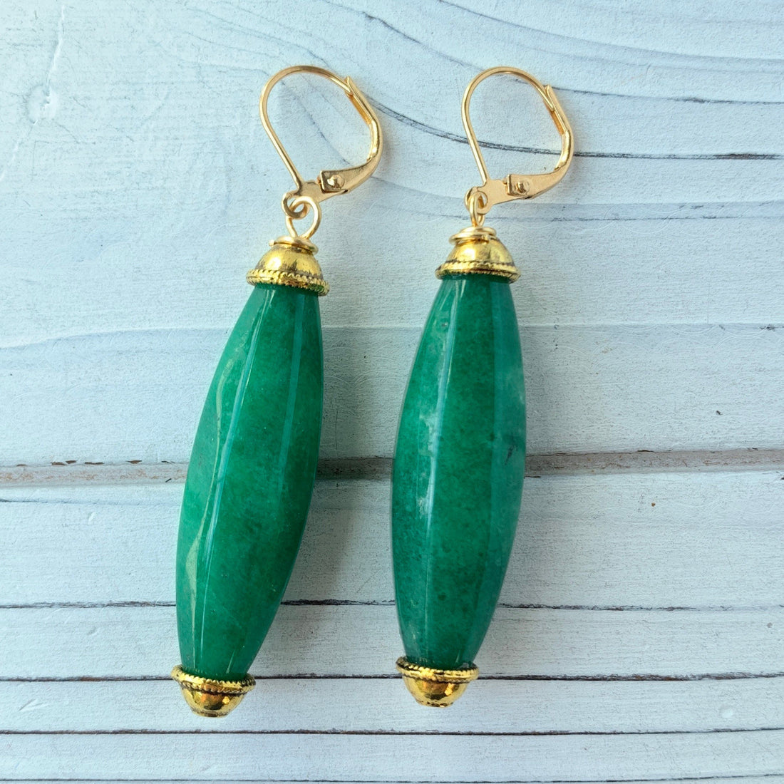 Lenora Dame Lantern Drop Earrings - 5 Color Options