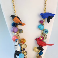 Lenora Dame Lady Bird Long Necklace